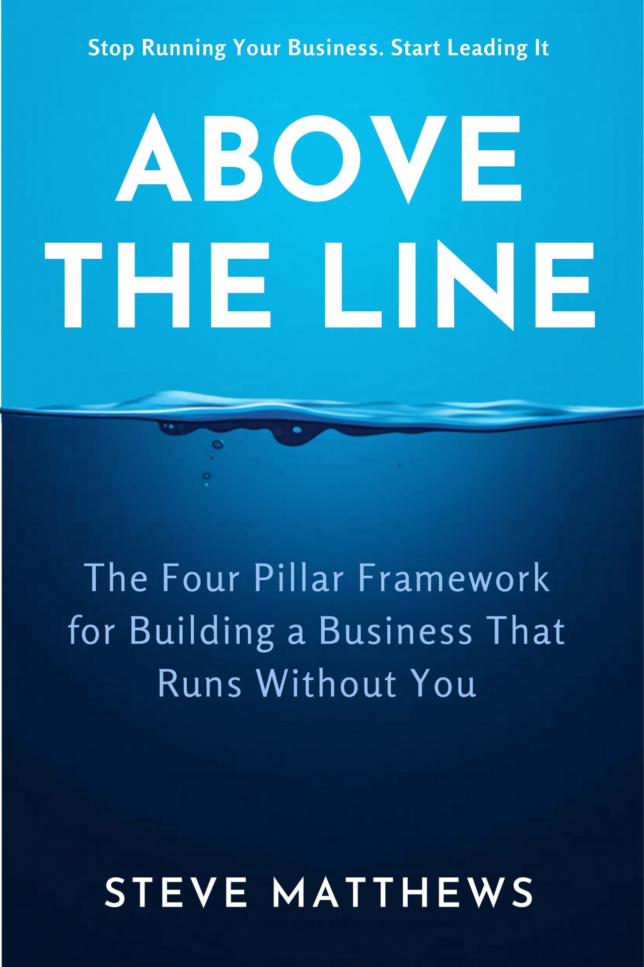 Above The Line — book cover by Steve Matthews